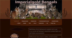 Desktop Screenshot of imperialgold-bengals.com